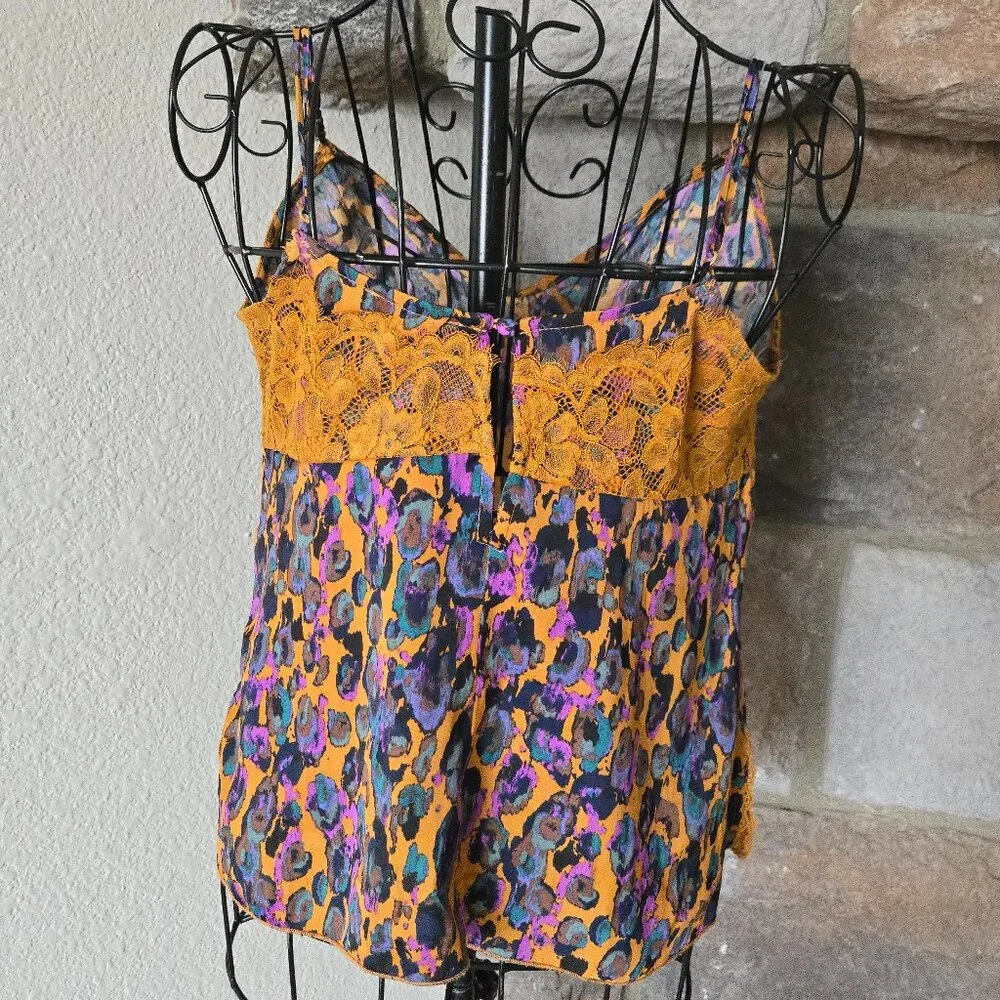 Free People Intimately Multi Color Lace Tank - Picture 5 of 9
